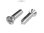 2.9 X 6.5 PHILLIPS RAISED COUNTERSUNK SELF TAPPING SCREW DIN 7983C H A2 STAINLESS STEEL