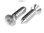 4.8 X 19 POZI RAISED COUNTERSUNK SELF TAPPING SCREW DIN 7983C Z A2 STAINLESS STEEL