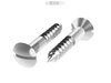 5.0 X 75 SLOT RAISED COUNTERSUNK WOODSCREW DIN 95 A2 STAINLESS STEEL