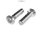 M2.5 X 8 TX8 RAISED COUNTERSUNK MACHINE SCREW DIN 966 A2 STAINLESS STEEL