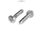 3.5 X 50/50 POZI PAN FULL THREAD CHIPBOARD SCREW A2 STAINLESS STEEL